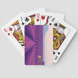 Lavender Fields, Provence, France Playing Cards