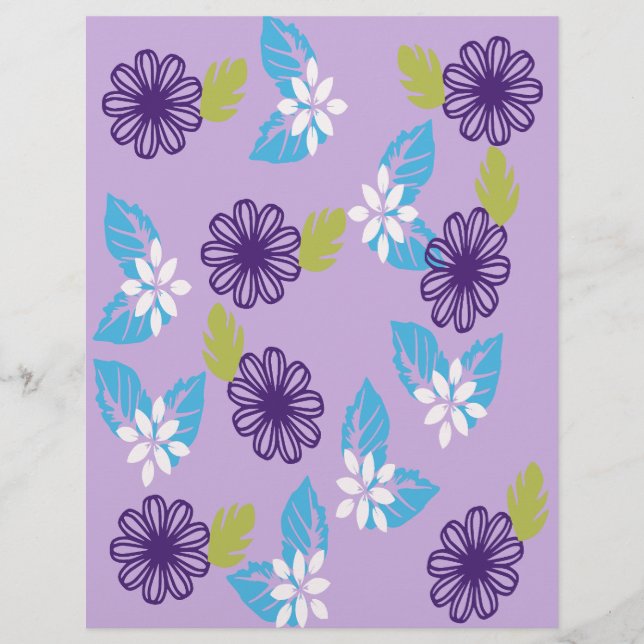 Lavender floral  (Front)