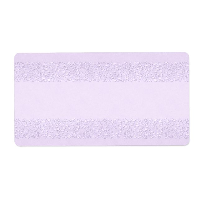 Lavender Floral Apothecary Label (Front)