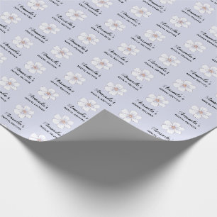 Lavender Floral Bridal shower  Wrapping Paper