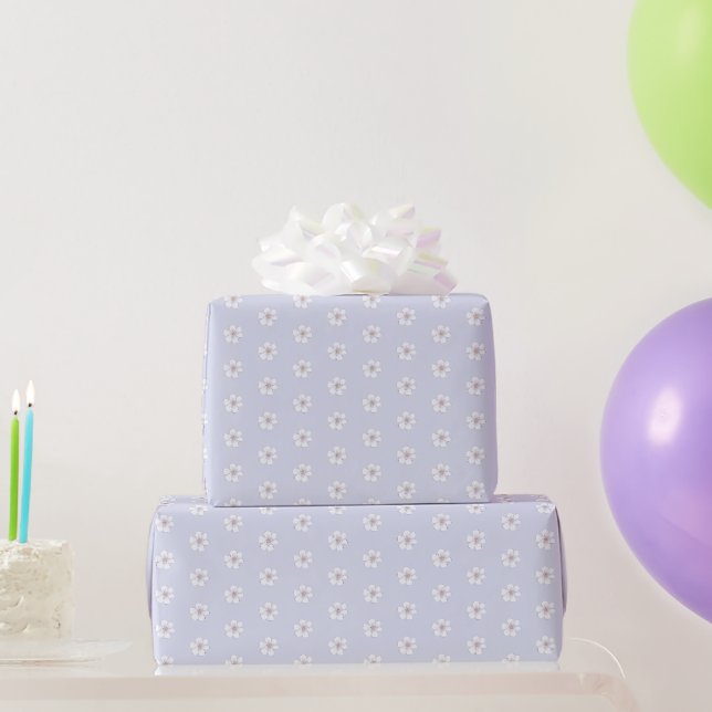 Lavender Floral Bridal shower  Wrapping Paper (Party Gifts)
