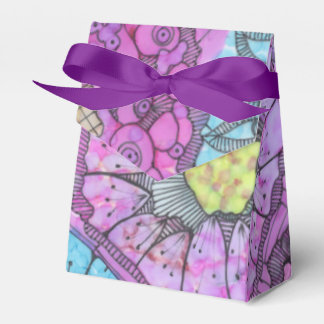 Lavender Floral Favour Box