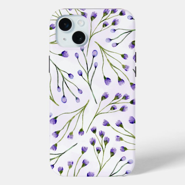 Lavender Floral  iPhone / iPad case (Back)