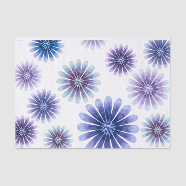 Lavender Floral Tissue Paper (Front)