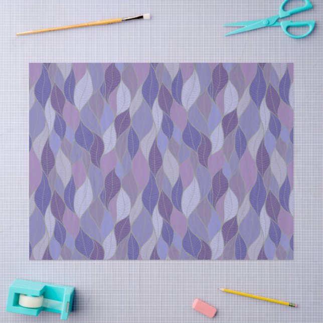 Lavender Floral  Tissue Paper (Craft)
