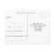 lavender florals boho wedding rsvp postcard
