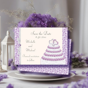 Lavender Florentine Save the Date