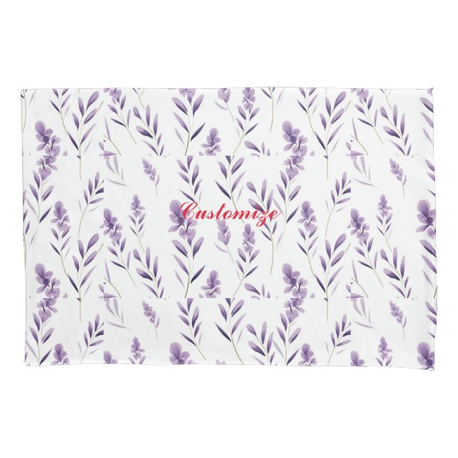 Lavender Flower Buds  Thunder_Cove  Pillowcase (Front)