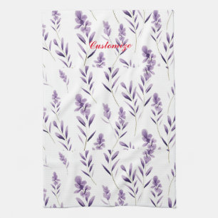 Lavender Flower Buds  Thunder_Cove  Tea Towel
