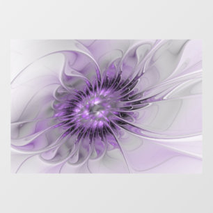Lavender Flower Dream Modern Abstract Fractal Art