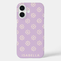 Lavender Flowers Boho Pattern Personalised