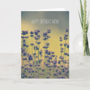 Lavender Flowers Card