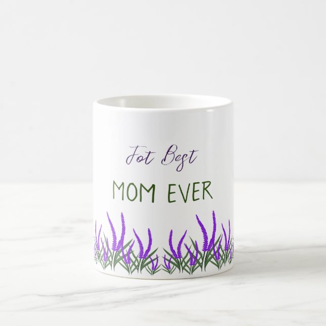 Lavender flowers coffee mug (Center)