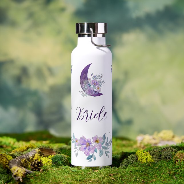 Lavender Flowers For Her Water Bottle (Outdoor)