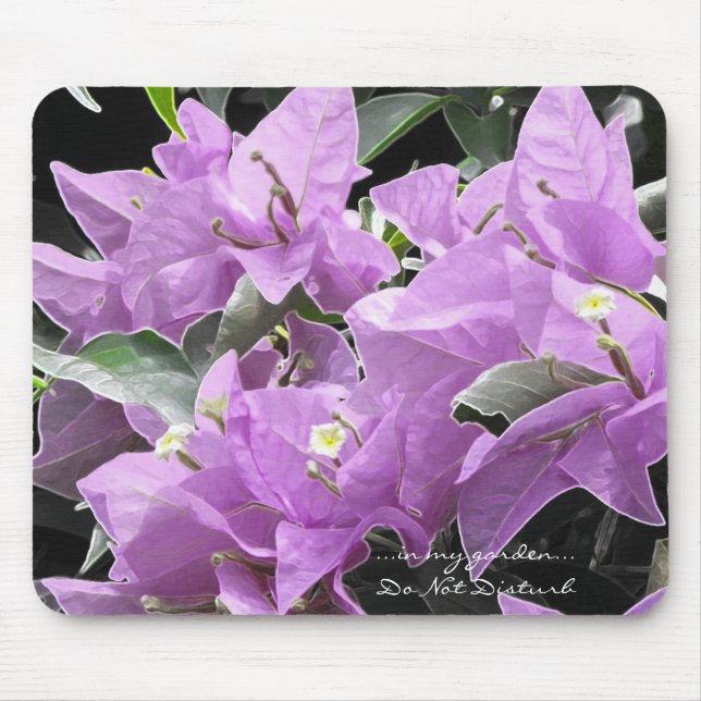Lavender Flowers Mouse Pad (Front)