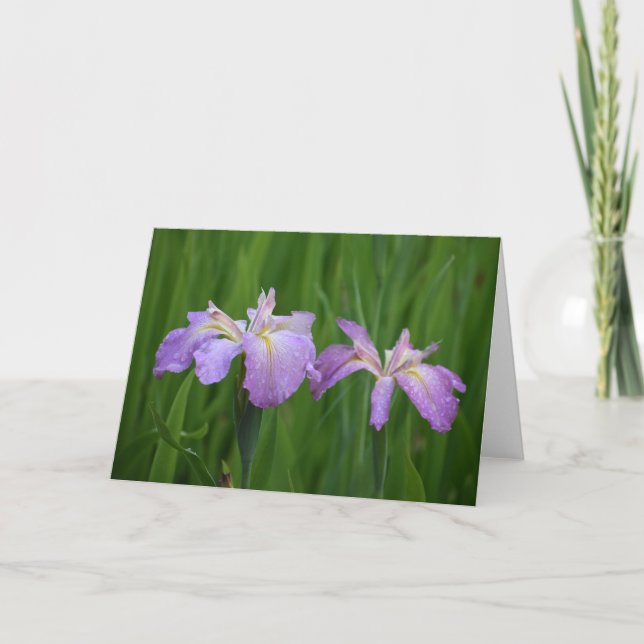 Lavender Flowers Notecards (Front)