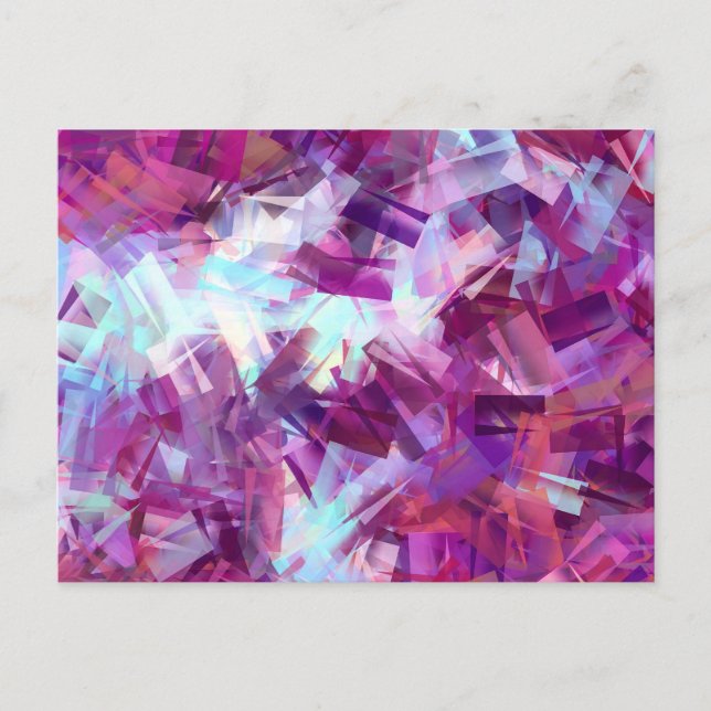 LAVENDER FLOWERS POSTCARD (Front)