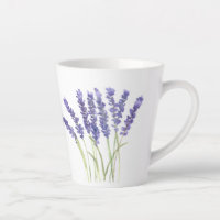 Lavender flowers Purple Floral Watercolor