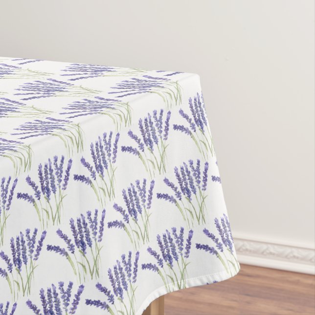 Lavender flowers rustic purple floral Botanical Tablecloth (In Situ)