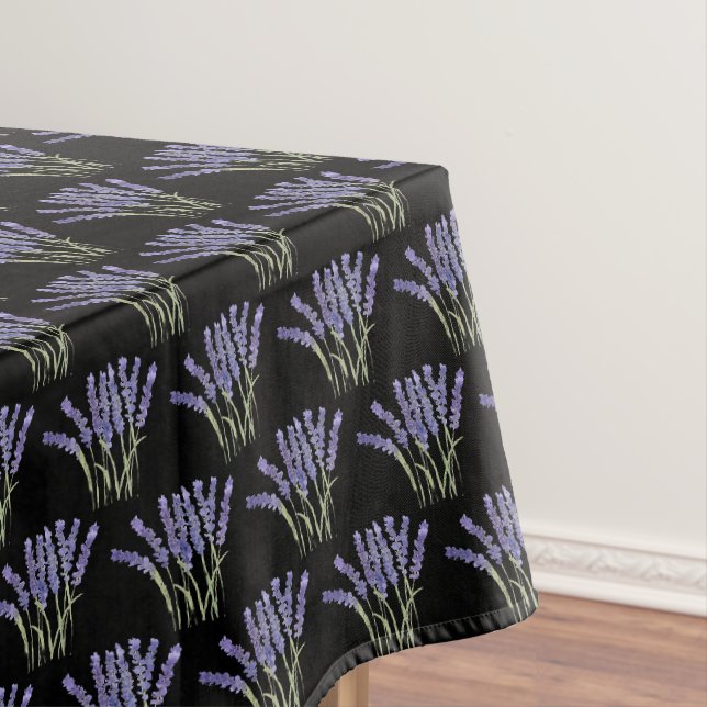 Lavender flowers rustic purple floral Botanical Tablecloth (In Situ)