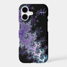 Lavender Fractal Sash Personalised iPhone 7 Case