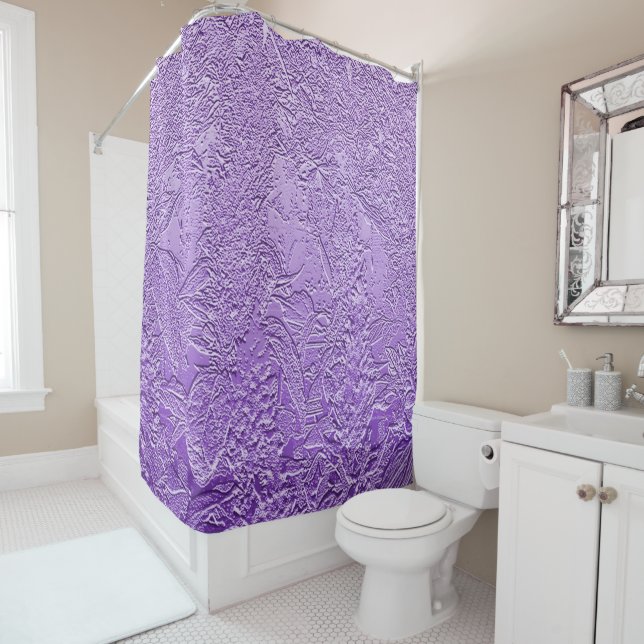Lavender fun...... shower curtain (In Situ)