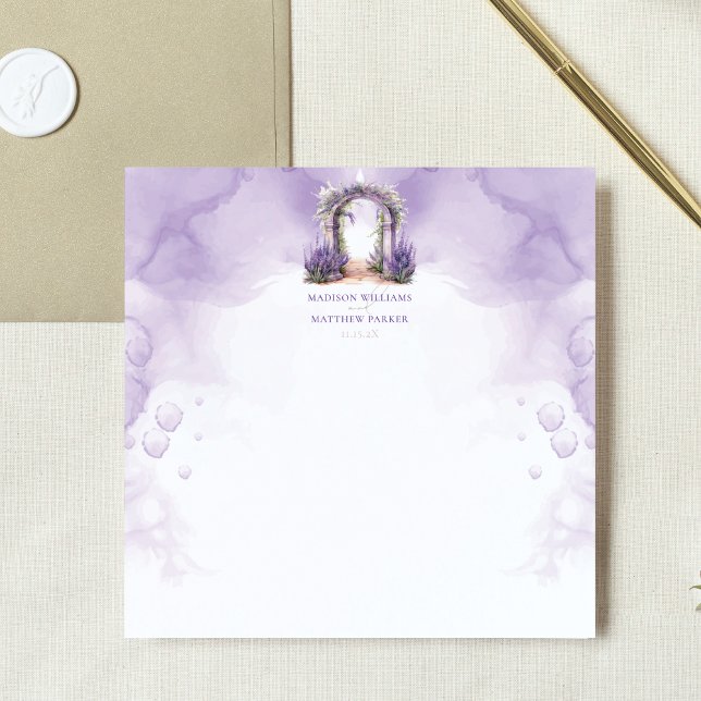 Lavender Garden Wedding Custom Card (Creator Uploaded)
