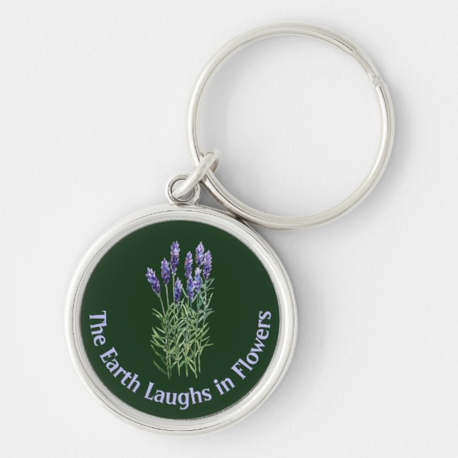 Lavender, gardening key ring (Front)