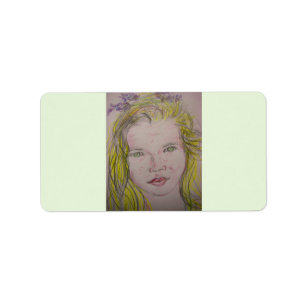 lavender girl label