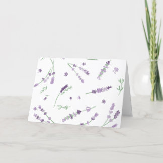 Lavender Greeting Card