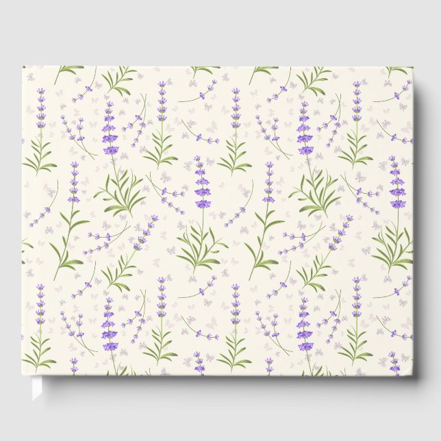 Lavender  guest book (Front)