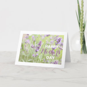 Lavender Happy Mother's Day Card