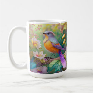 Lavender Headed Orange Breasted Fantasy Bird Coffee Mug