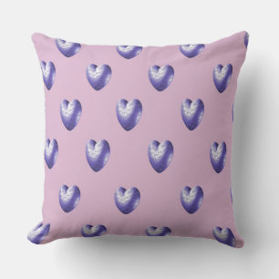Lavender Hearts Cushion