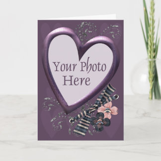 Lavender Hearts Template