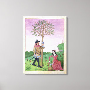 Lavender, Hellebore, & relative of Cucumber Canvas Print