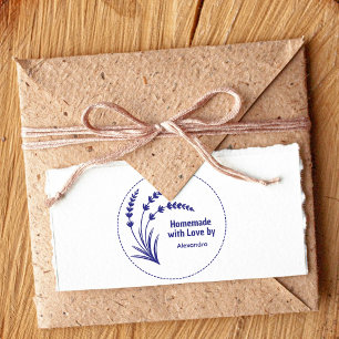 Lavender Homemade With Love Self-inking Stamp