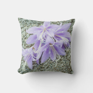 lavender hosta flowers in full bloom cushion