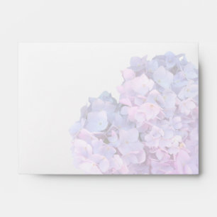 Lavender Hydrangea Note Sized Envelope