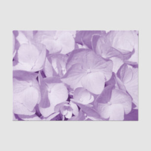 Lavender Hydrangea Pattern Tissue Paper