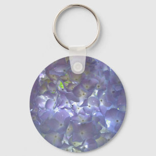 Lavender Hydrangeas Key Ring