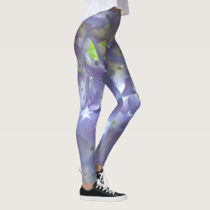 Lavender Hydrangeas Leggings