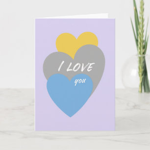 Lavender I Love You Card