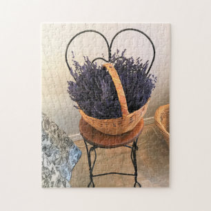 Lavender in a Basket Jigsaw Puzzle