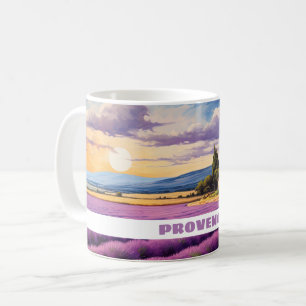 Lavender in Provence travel mug