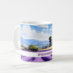 Lavender in Provence travel mug