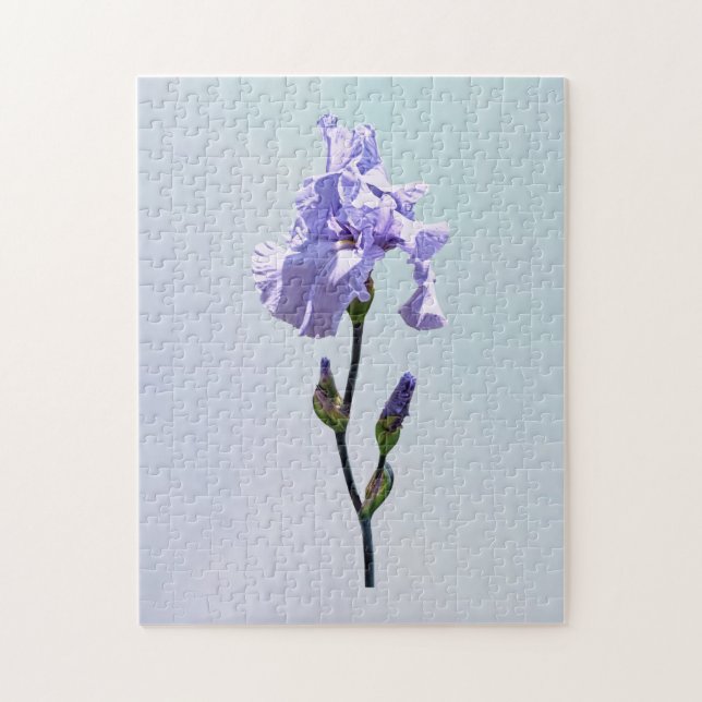 Lavender Iris and Buds Jigsaw Puzzle (Vertical)