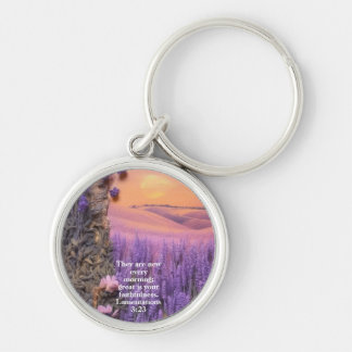 Lavender keychain Lamentations 3:23