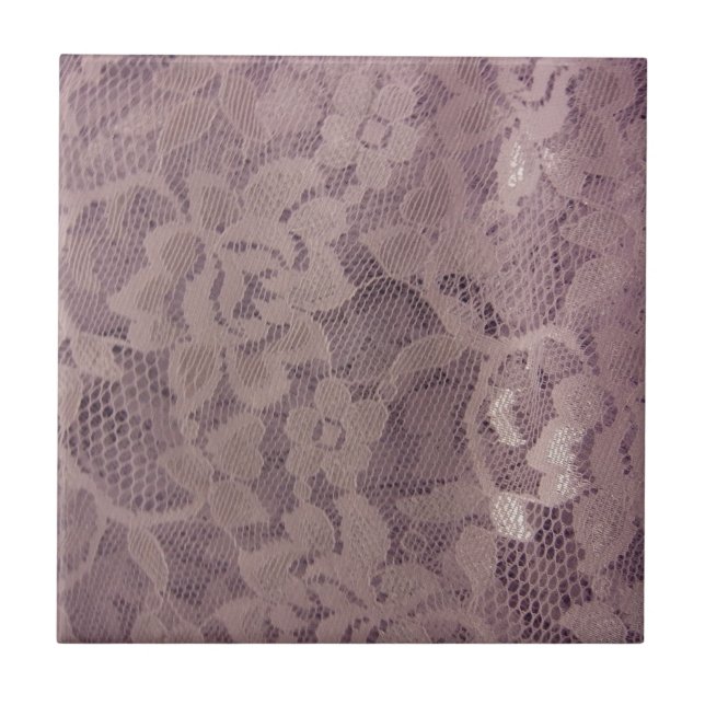 Lavender Lace Tile (Front)