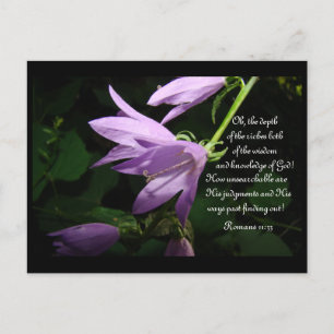 Lavender Lady Bells Postcard